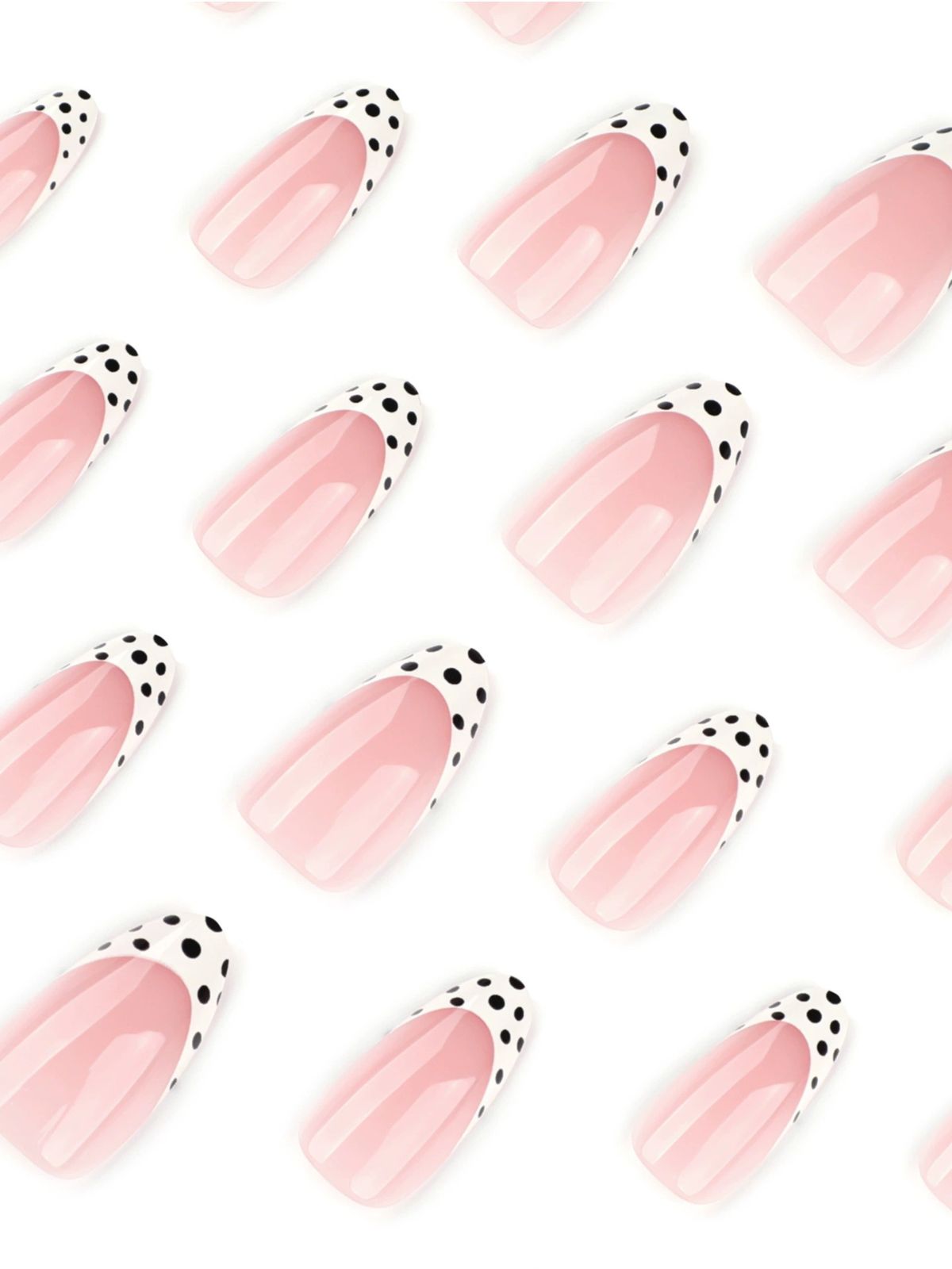 Dotted Darling Pink Nails