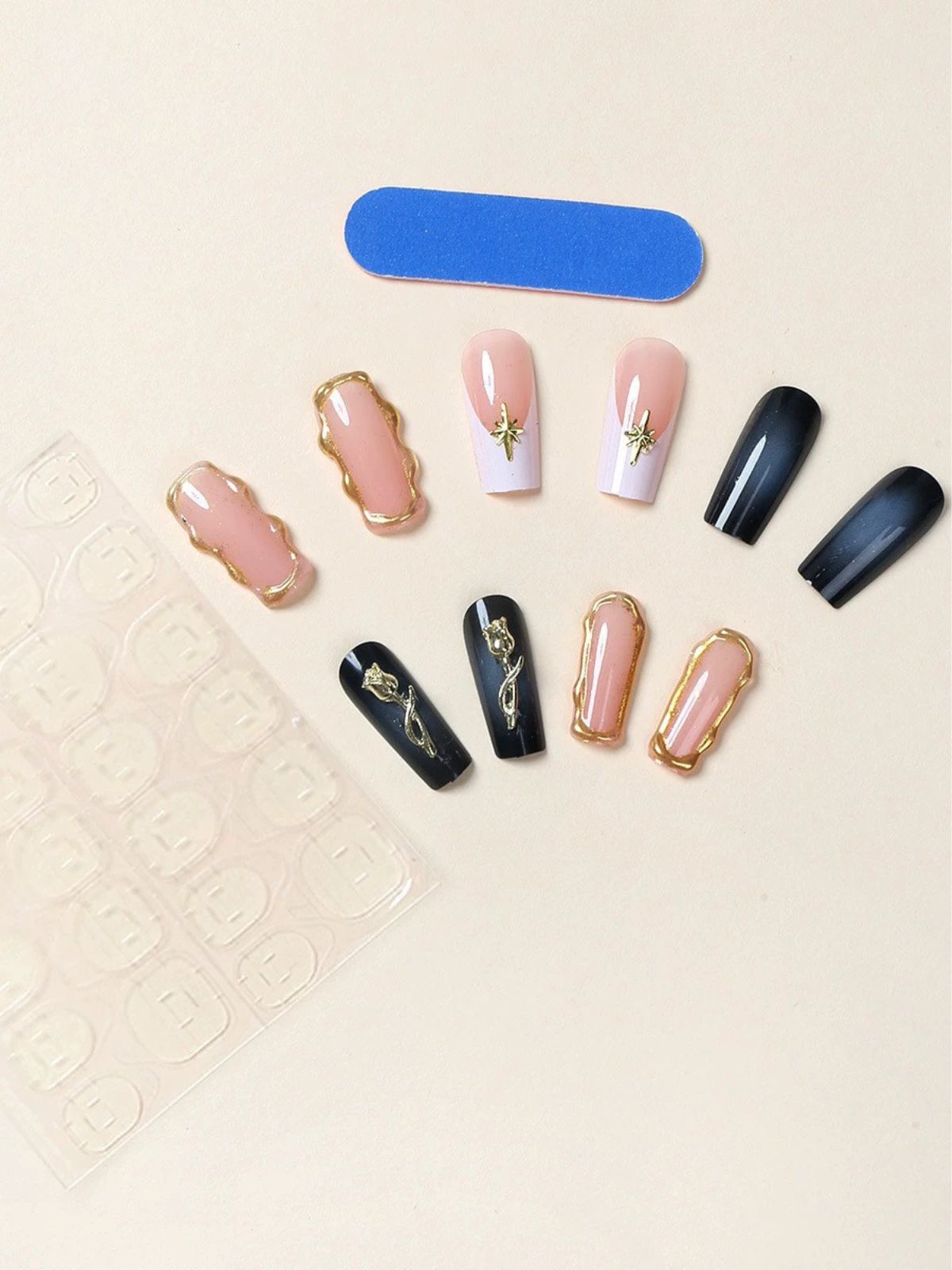 Tulip Garden Multicolor Nails