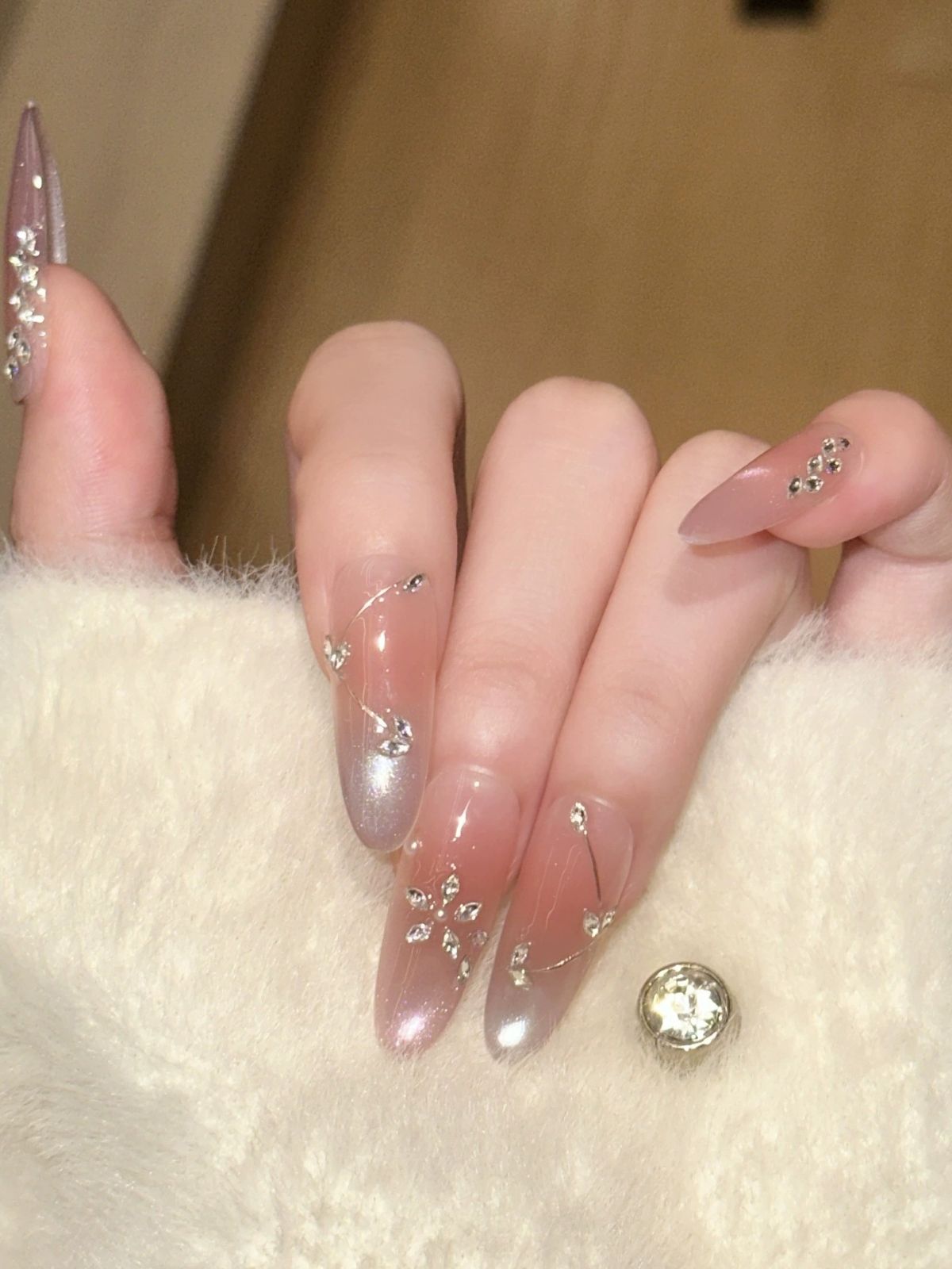 Rosy Radiance Pink Nails