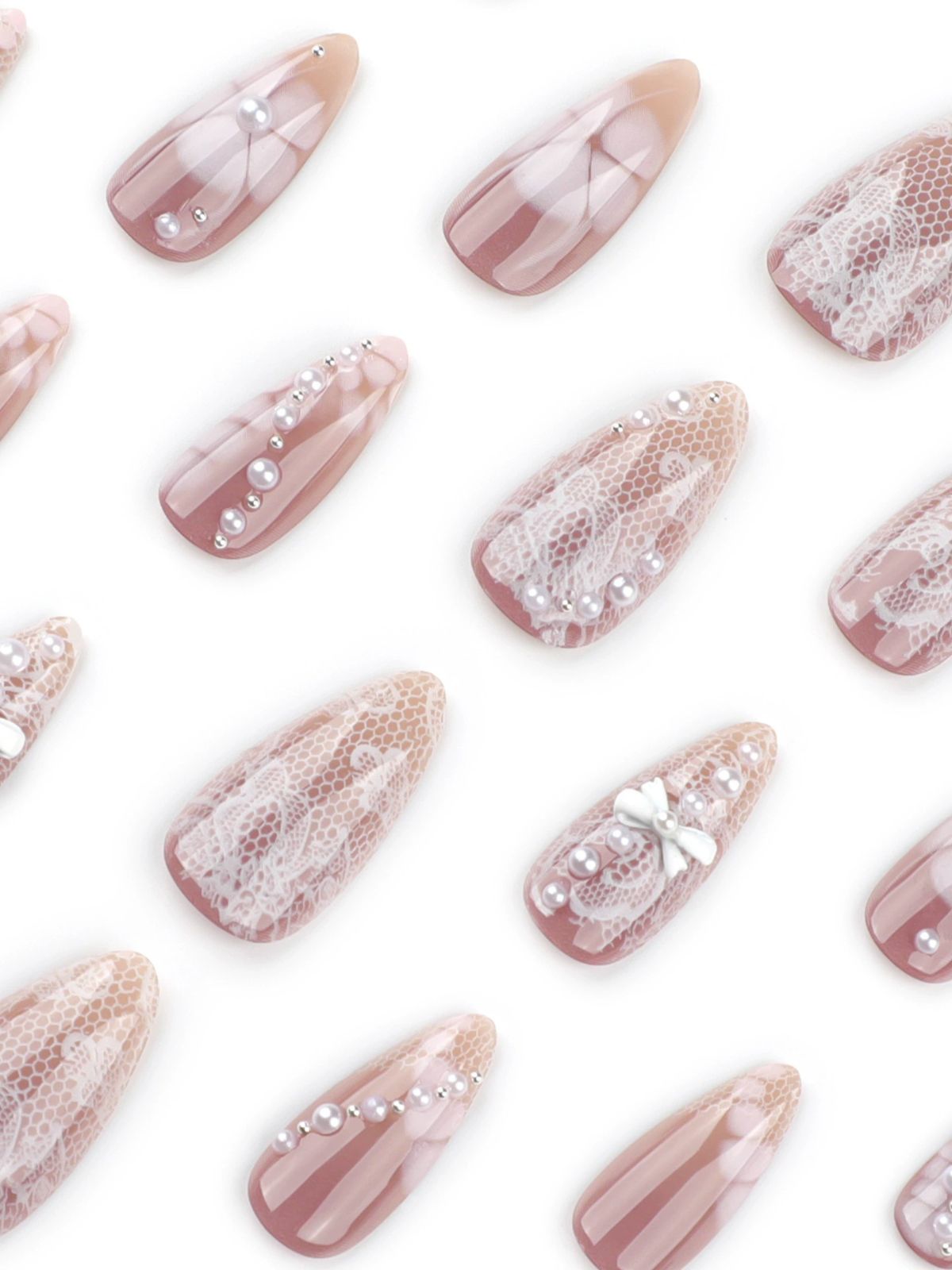 Sherbet Petal Pink Nails