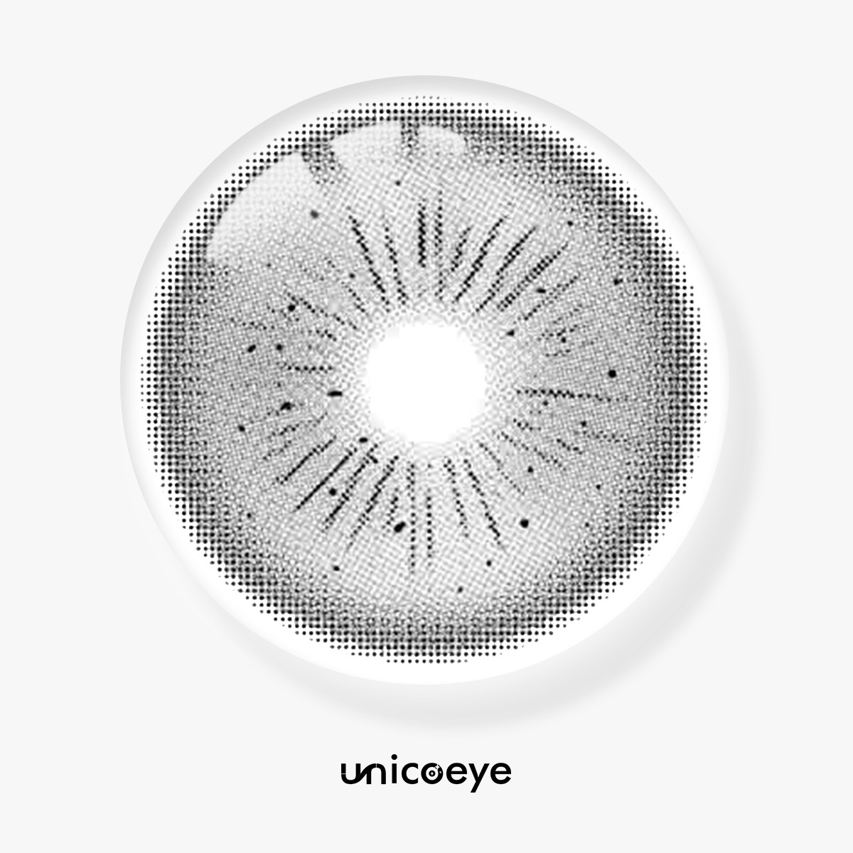 Inkwisp Gray Yearly Contact Lenses | 2 Pcs