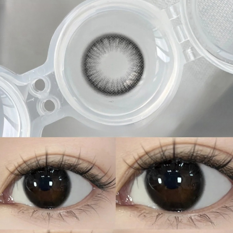 Barley Tea Black Yearly Contact Lenses