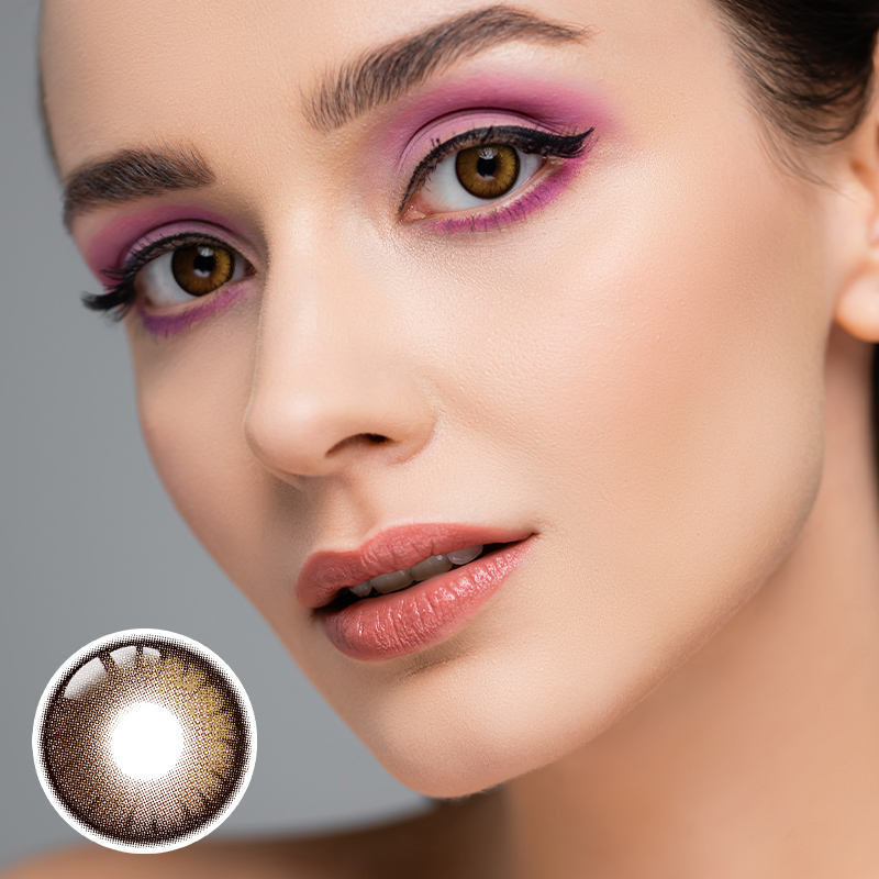 Verve Glossy Brown 6 Months Contact Lenses | 2 Pcs