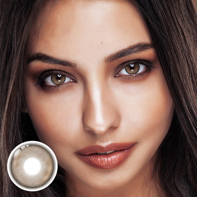 Honeycomb Brown Daily Contact Lenses | 10 Pcs