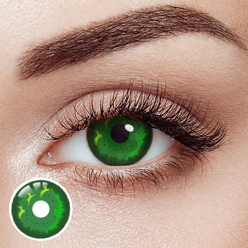 Noel Night Green Costume Yearly Contact Lenses