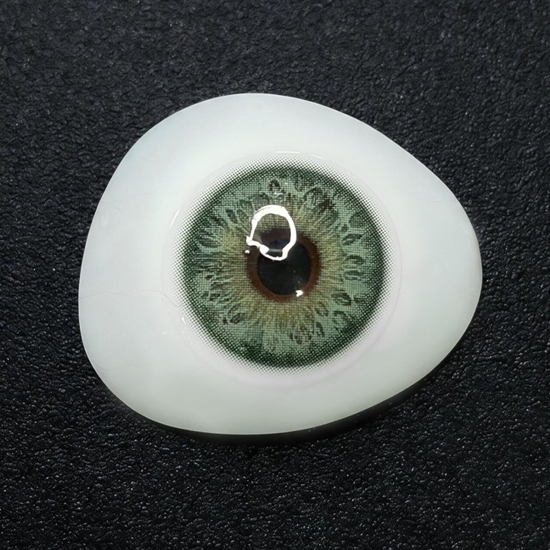 Kitsune Glow Green 6 Months Contact Lenses | 2 Pcs