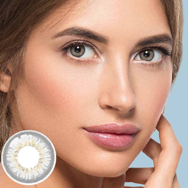 Galaxy Blur Gray 6 Months Contact Lenses | 2 Pcs