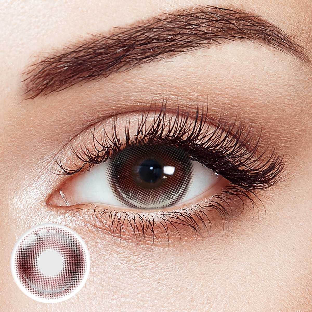 Witch's Tears Gray Costume Yearly Contact Lenses | 2 Pcs