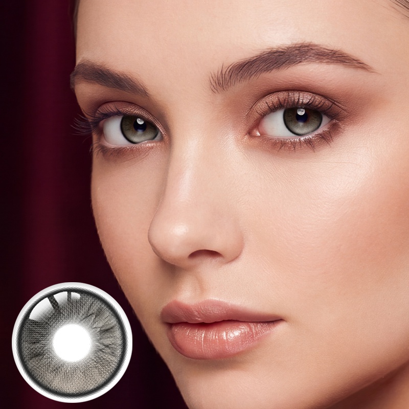 Lume Grey Prescription Yearly Contact Lenses | 2 Pcs