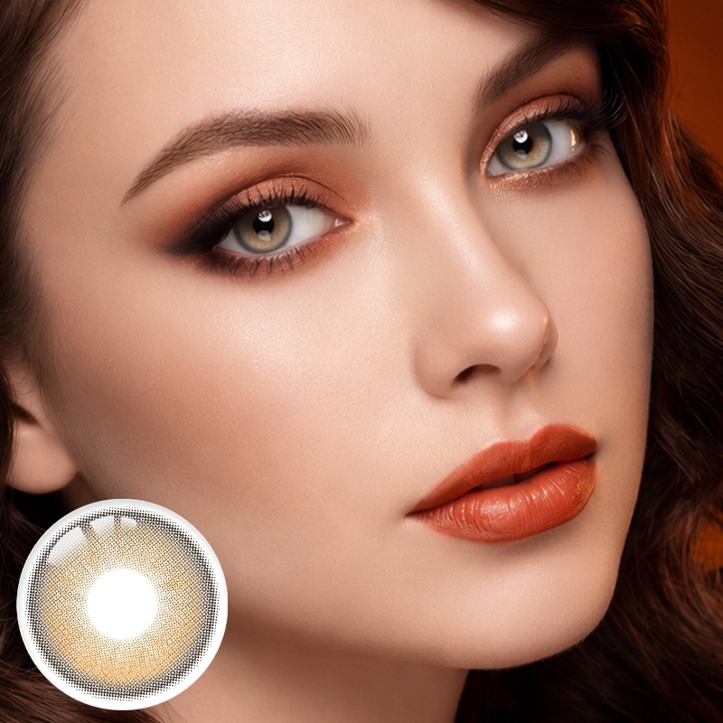 Aura Glow Brown 6 Months Contact Lenses | 2 Pcs