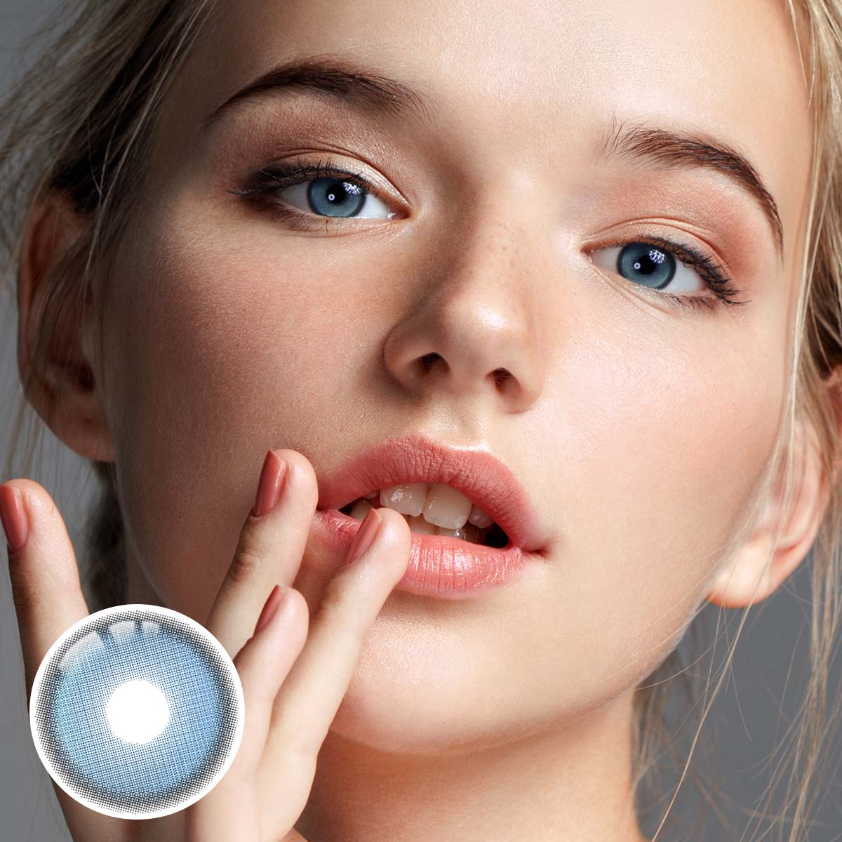 Luminosity Blue Yearly Contact Lenses