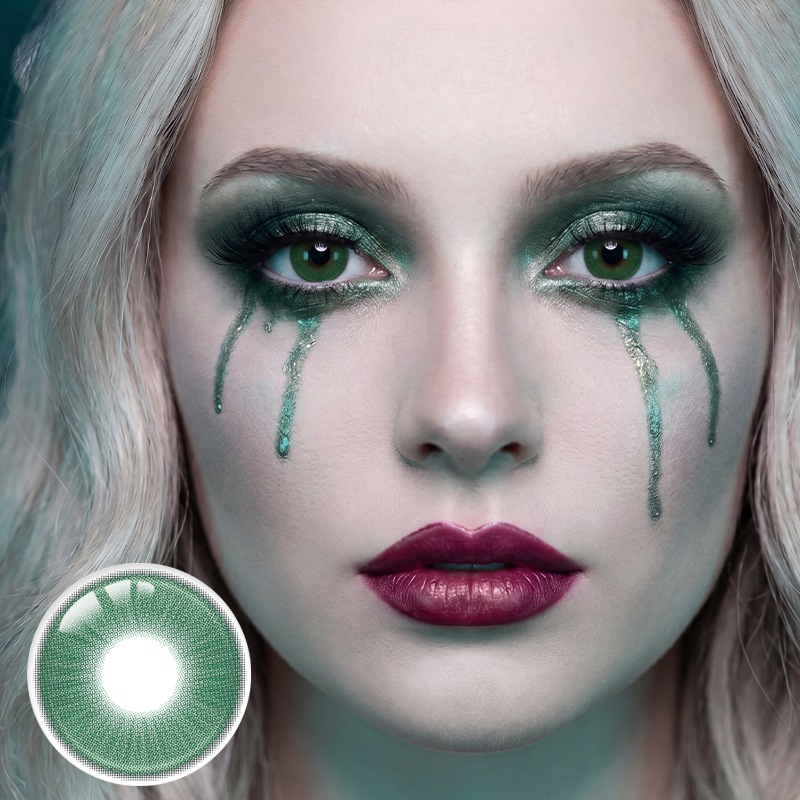 Clover Mist Green 6 Months Contact Lenses | 2 Pcs