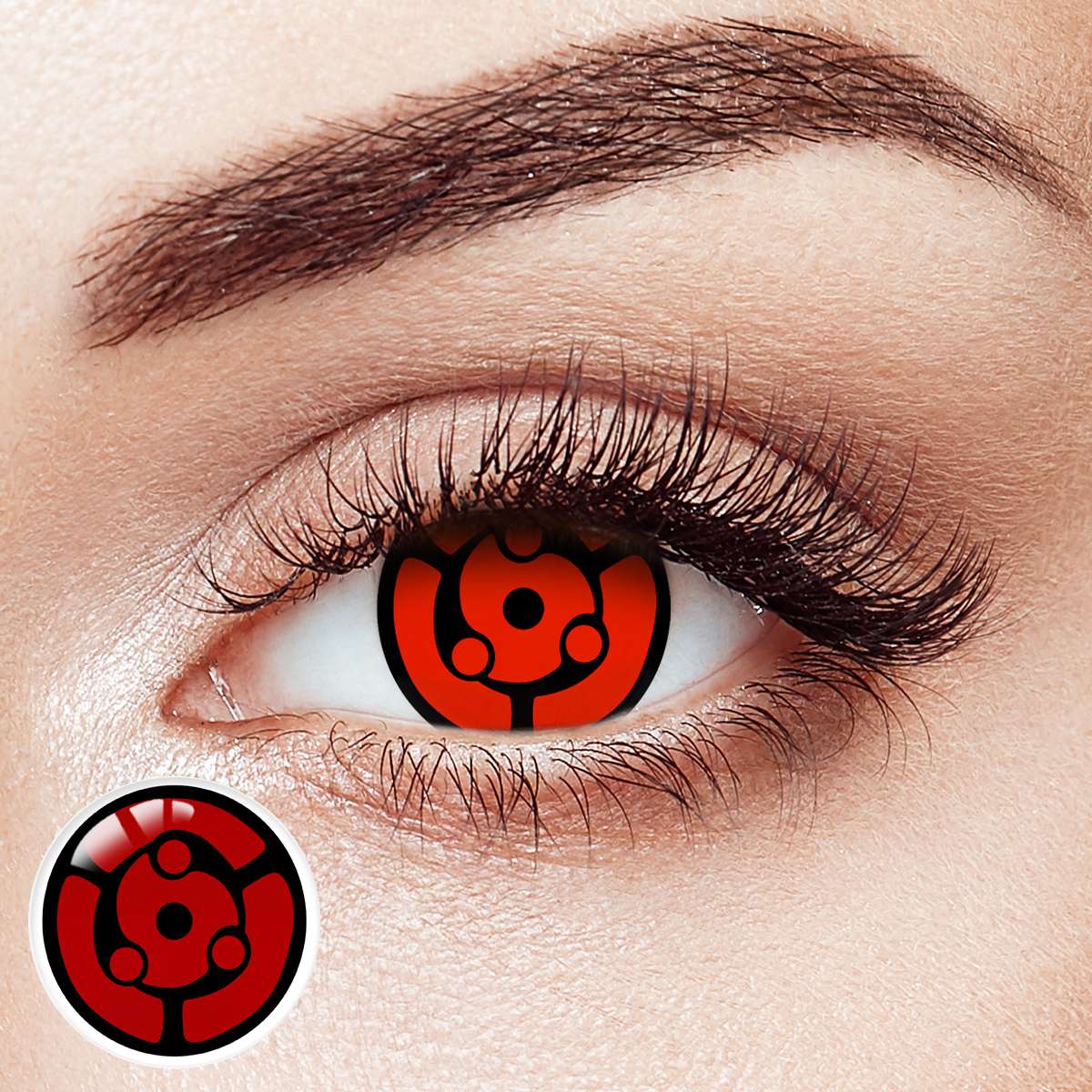 Uchiha Madara Red Costume Yearly Contact Lenses | 2 Pcs