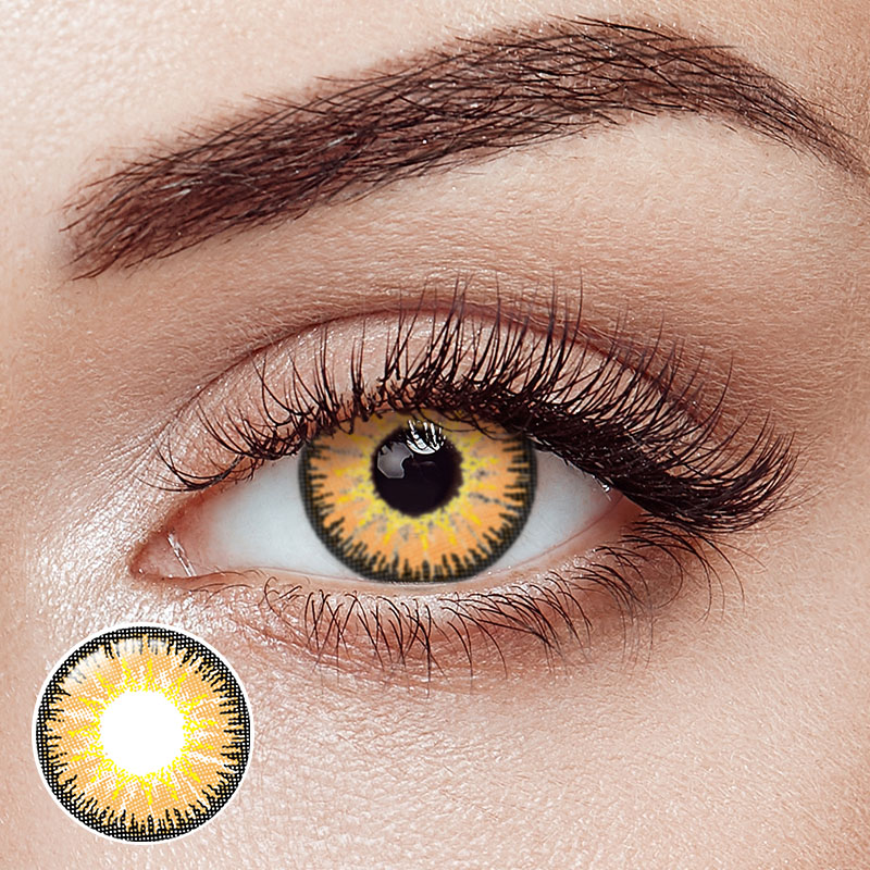 Vika Brown Yearly Contact Lenses