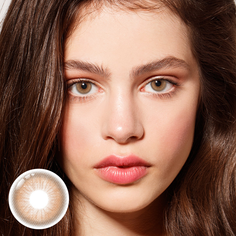 Dancing Star Brown Prescription Yearly Contact Lenses | 2 Pcs