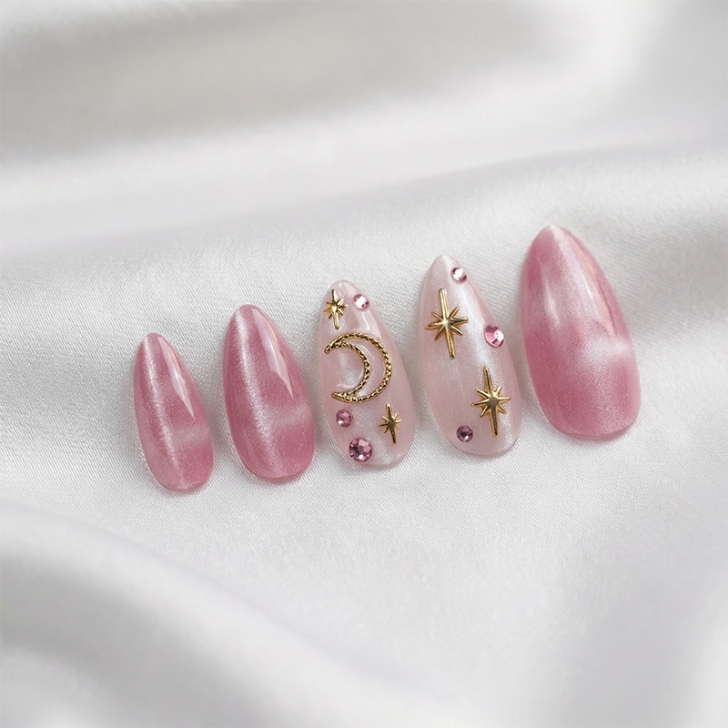 Luna Rose Pink Nails