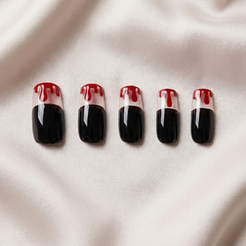 Vampire's Kiss Black Nails