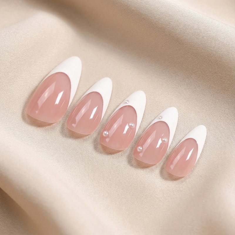 Ivory Lustre White Nails