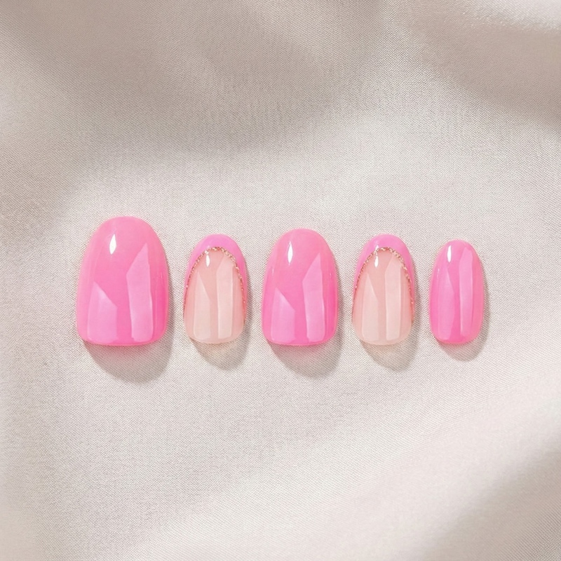 Classic Rouge Pink Nails