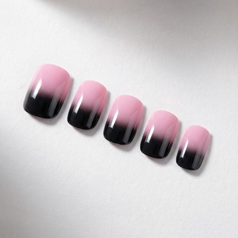 Night Rose Pink Nails