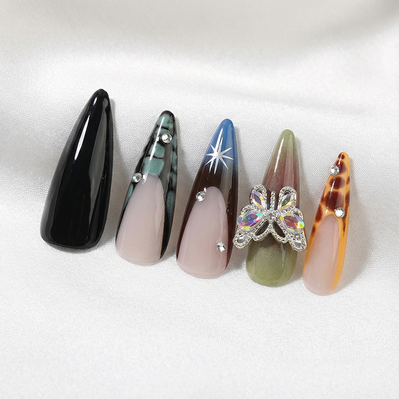 Flutterfly Fantasia Multicolor Nails