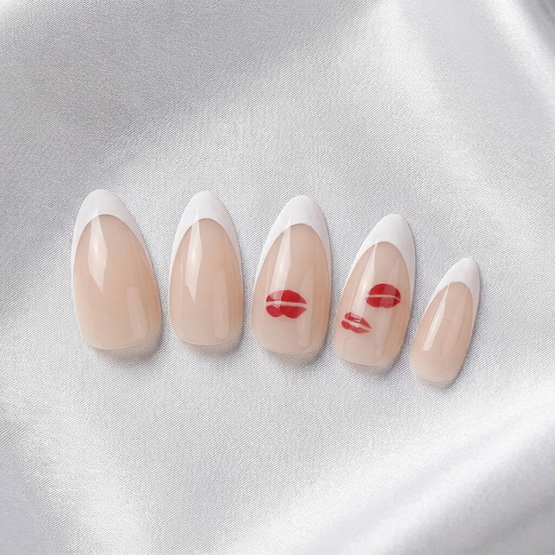 Flirty Lip Blush Pink Nails
