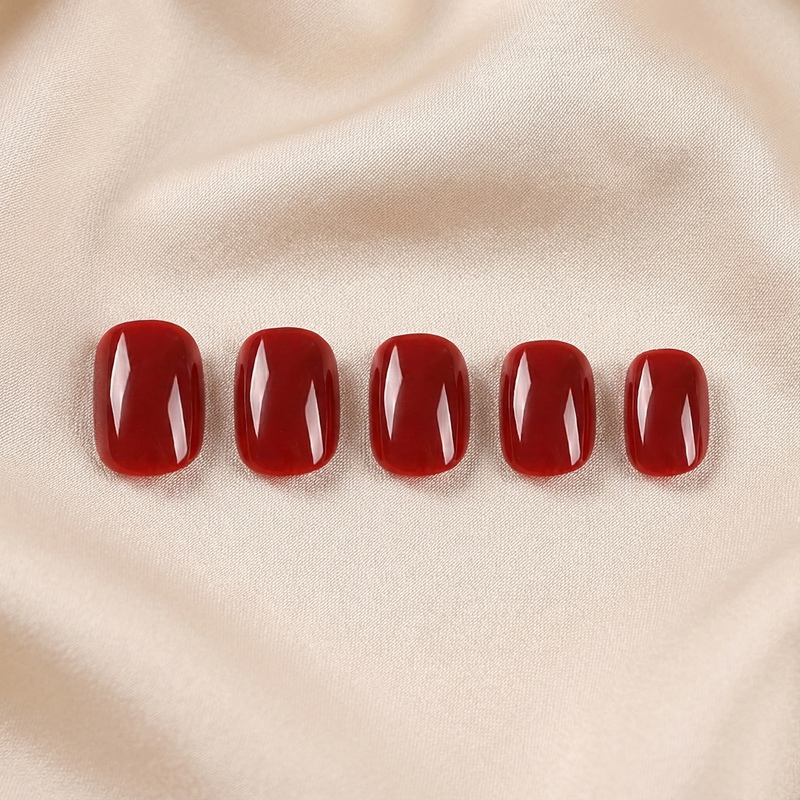Pure Red Nails