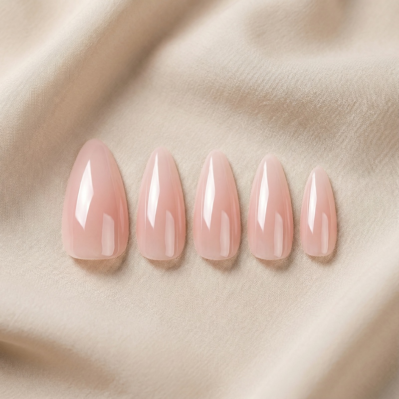 Romantic Champagne Nails