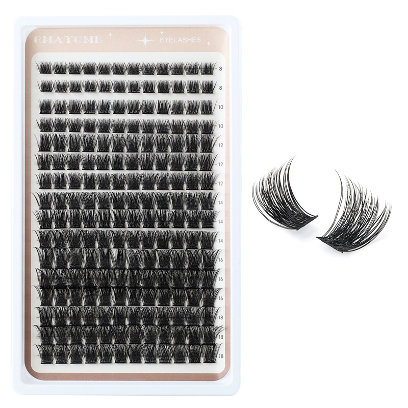 Moss Shine Segmented Natural Glue-on Lashes