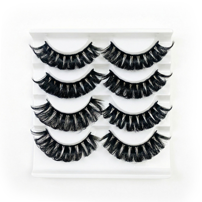 Stone Pine 4 Pairs Natural Glue-on Lashes