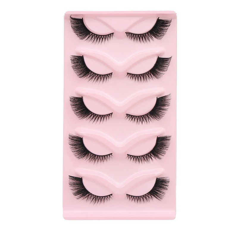 Eden Spark 5 Pairs Natural Glue-on Lashes