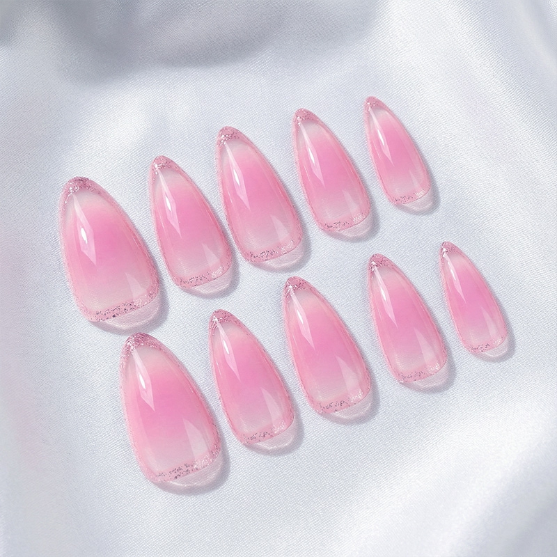 Blossom Twirl Pink Nails