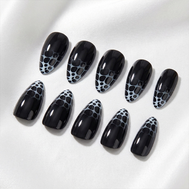 Midnight Storm Black Nails