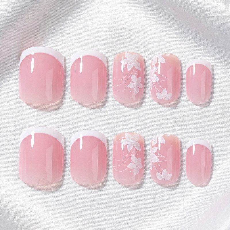 Blossom Pearl Pink Nails