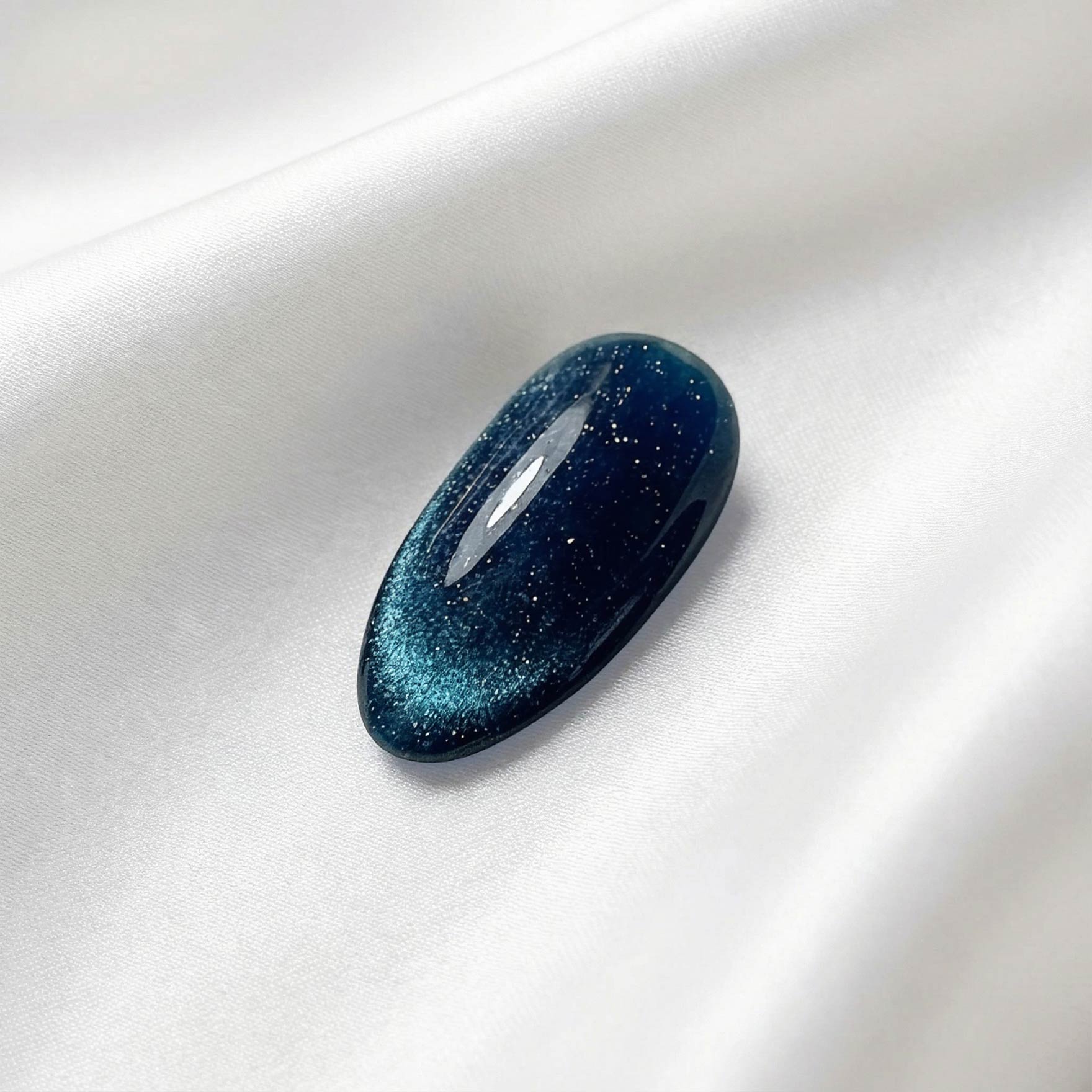 Crystal Waters Blue Nails