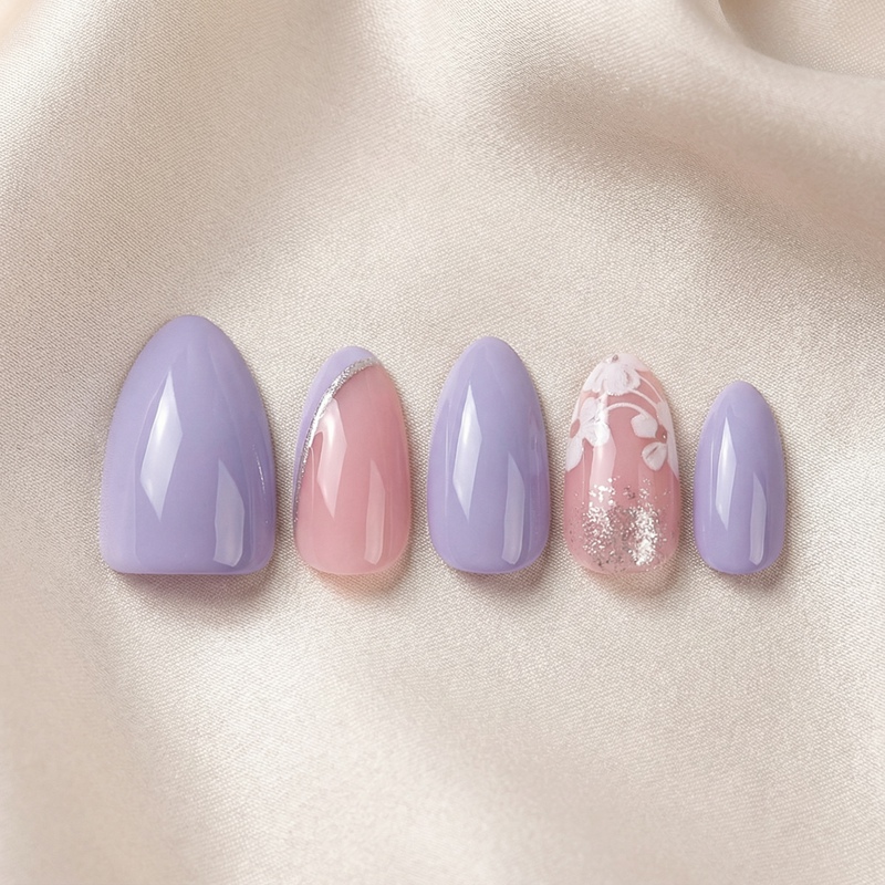 Lilac Heaven Lavender Nails