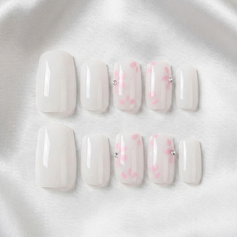 Soft Poetry Pink Nails