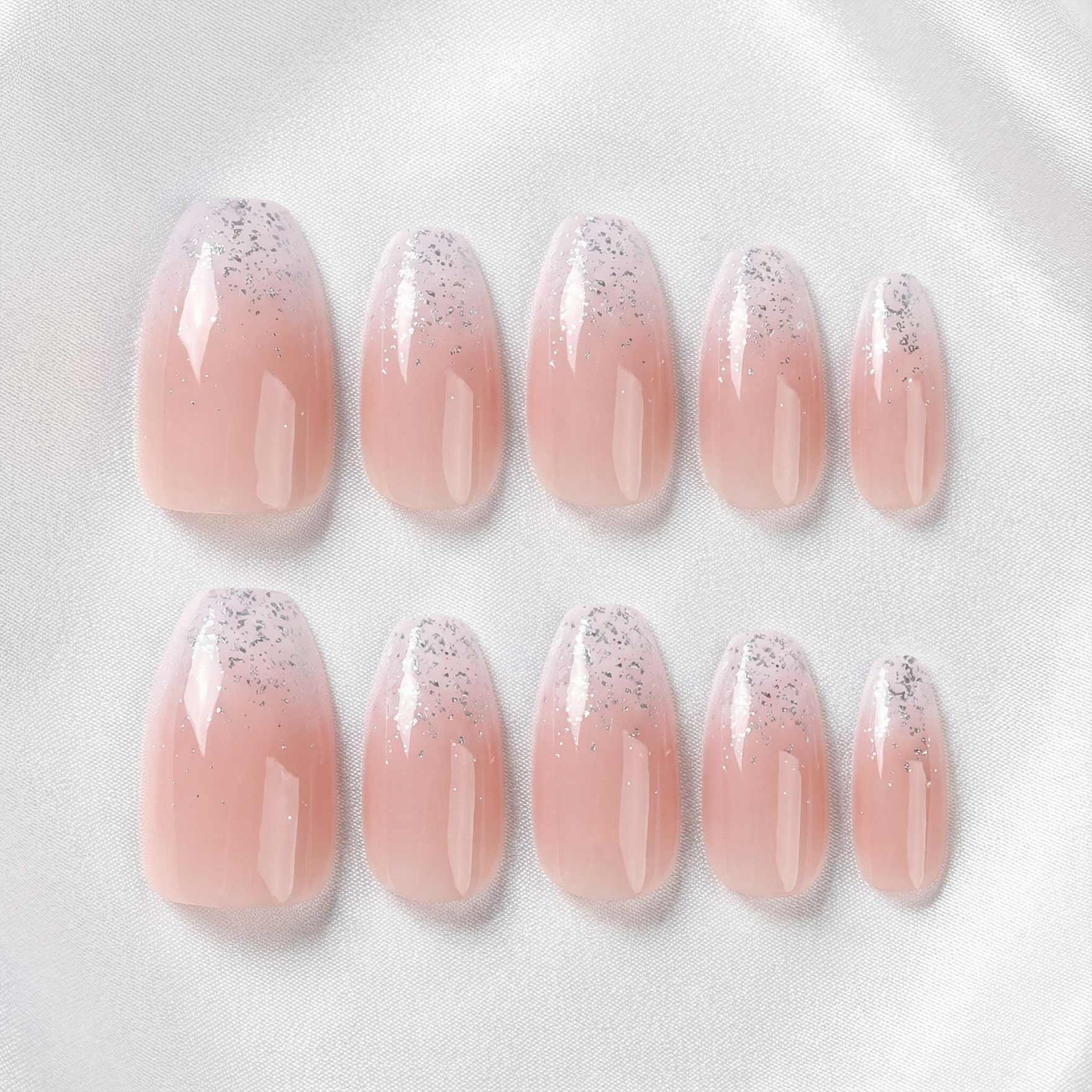 Sterling Glow Pink Nails