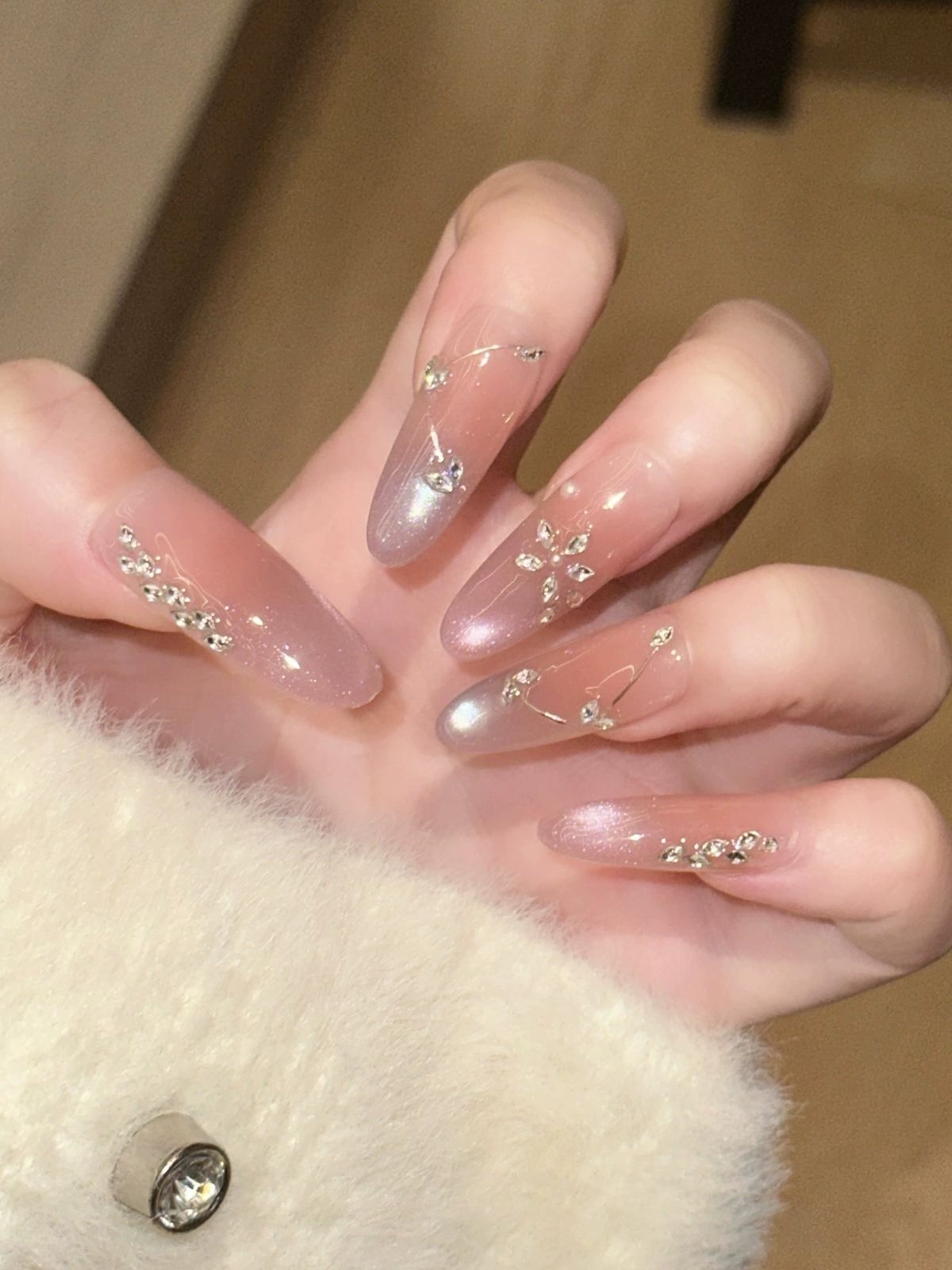 Rosy Radiance Pink Nails