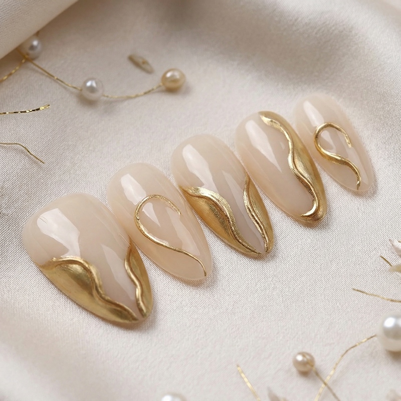 Midas Touch Gold Nails