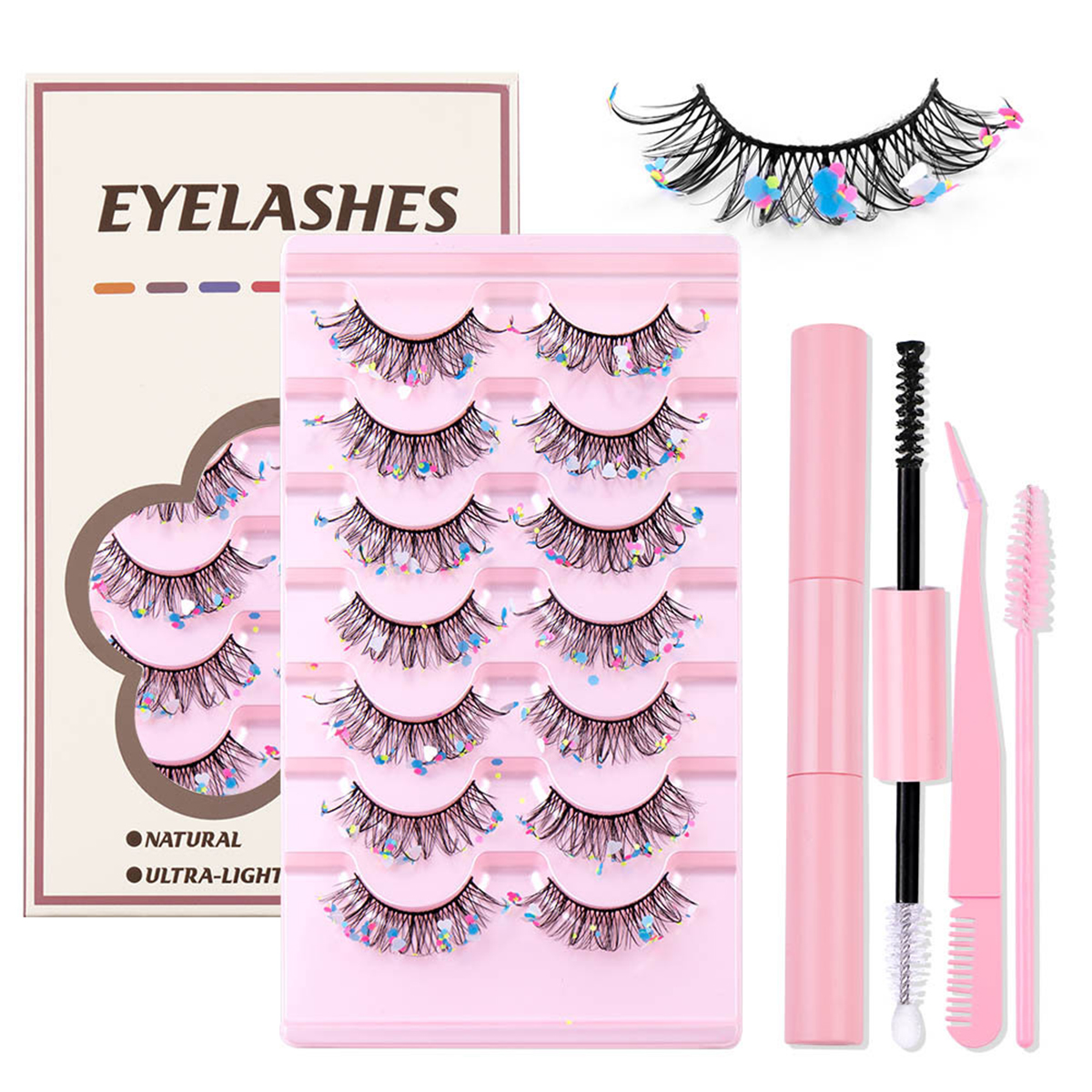 Stardust 7 Pairs Natural Lashes