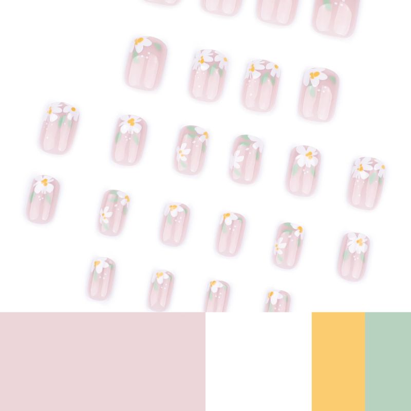 Light Flora Multicolor Nails