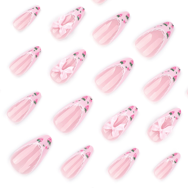 Fairy Cream Pink Nails