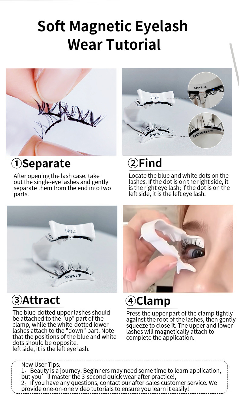 Iris Black 1 Pair Magnetic Lashes