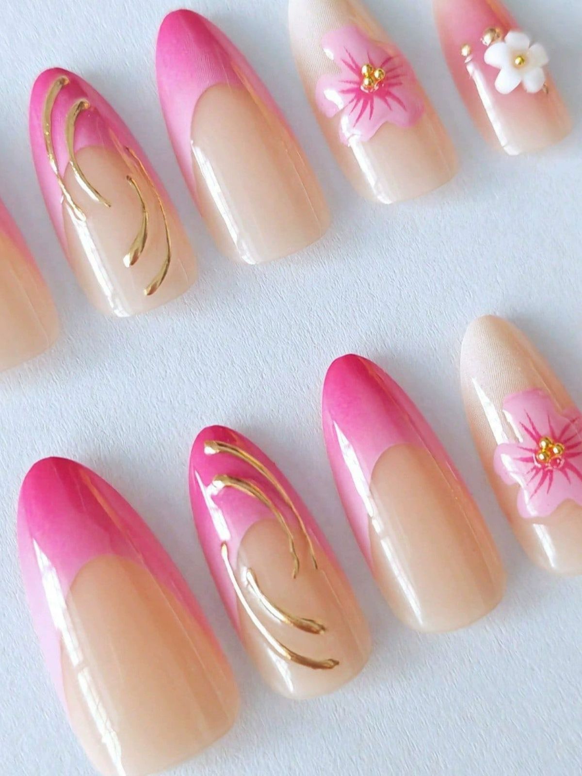 Amethyst Blossom Purple Nails