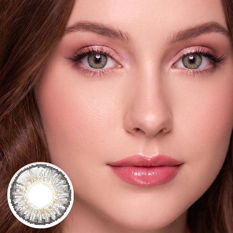 3-Tone Grey Yearly Contact Lenses