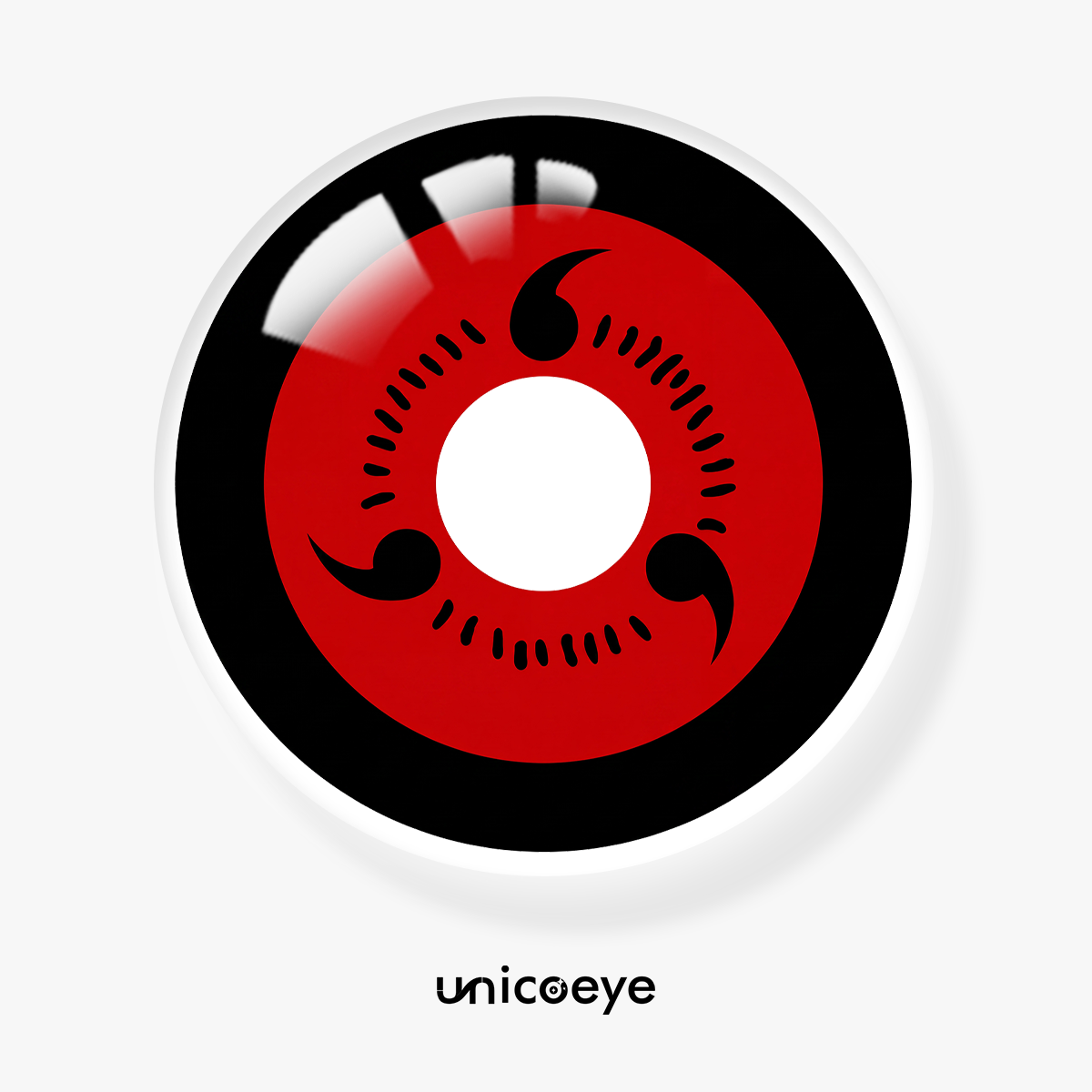Sharingan Red Sclera 17mm Costume 6 Month Contact Lenses | 2 Pcs