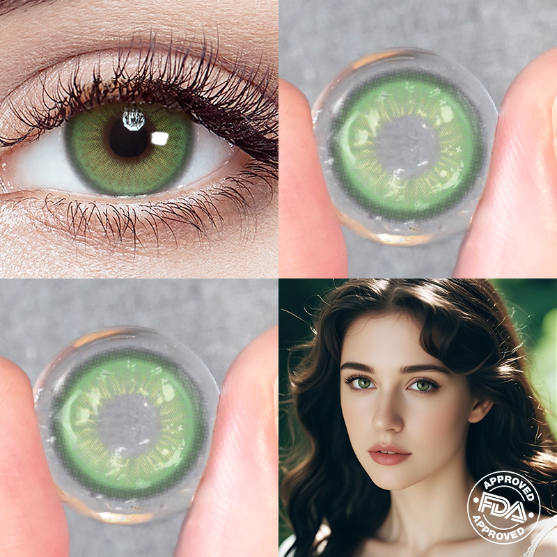 Tangerine Green 6 Months Contact Lenses