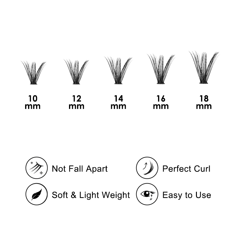 Iris Dream Segmented Natural Glue-on Lashes