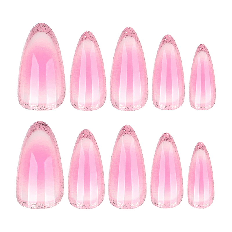 Blossom Twirl Pink Nails